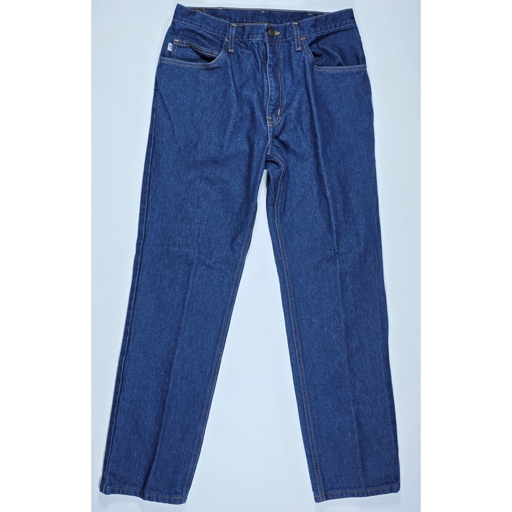 All American Clothing Co Men's Blue Jeans AAC101D Made in USA 33x32 Straight Leg